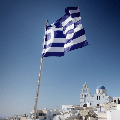 A Picture of Greece Flag