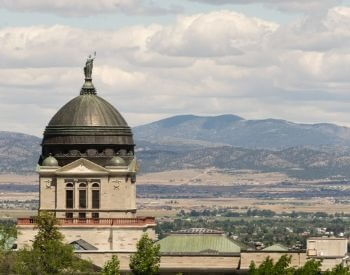 A picture of Helena, the capital city of Montana