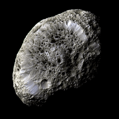A Picture of Saturn's Moon Hyperion