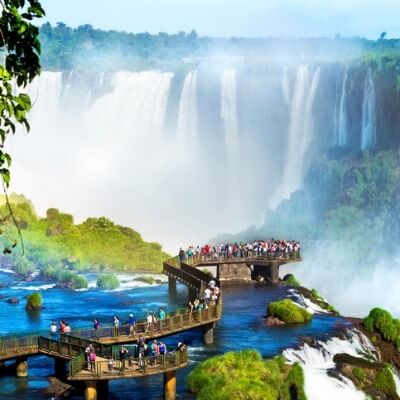 A Picture of the Iguazu Falls Waterfall