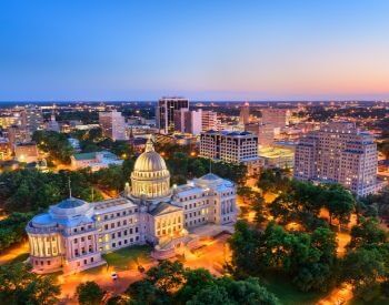 A picture of Jackson, the capital city of Mississippi