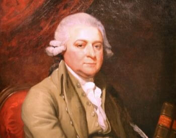 A picture of a 1785 painting of John Adams
