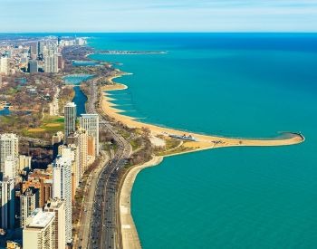 A picture of Lake Michigan