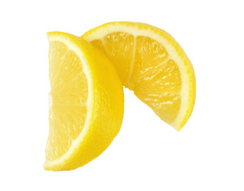 A picture of a lemon cut into wedges