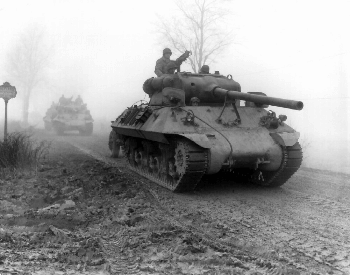A picture of a M36 Jackson tank near Werbomont, Belgium in 1944