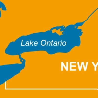 A Map of Lake Ontario