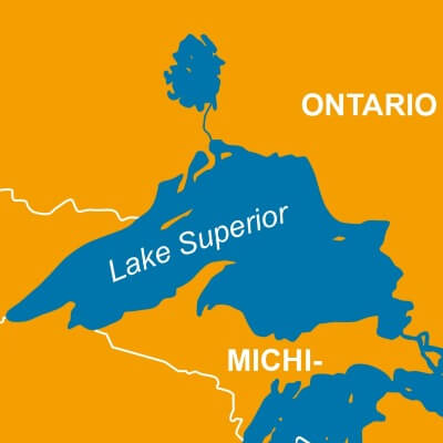 A Map of Lake Superior