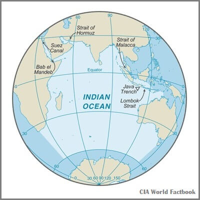 A Map of the Indian Ocean