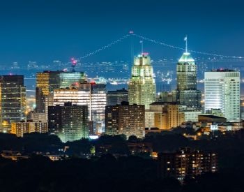 A picture of Newark, the largest city in New Jersey