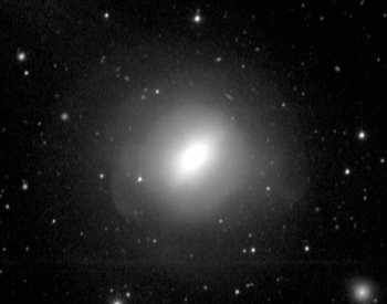 A photo of the elliptical galaxy NGC 3160