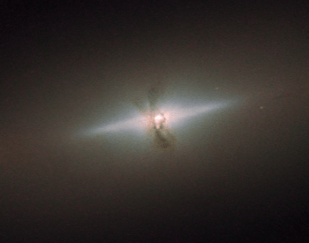 A photo of trhe lenticular galaxy NGC 4111