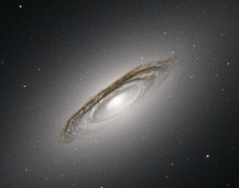 A photo of trhe lenticular galaxy NGC 6961