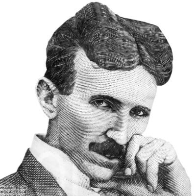 A Picture of Nikola Tesla