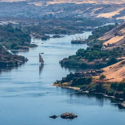 A Map of the Nile River
