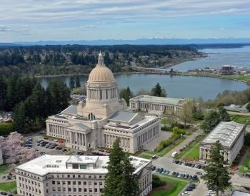 A picture of Olympia, the capital city of Washington