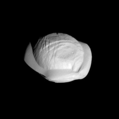 A Picture of Saturn's Moon Pan