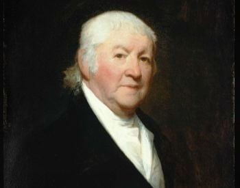 A colored portrait of Paul Revere from 1813