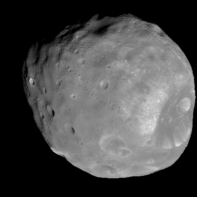 A Picture of the Moon Phobos