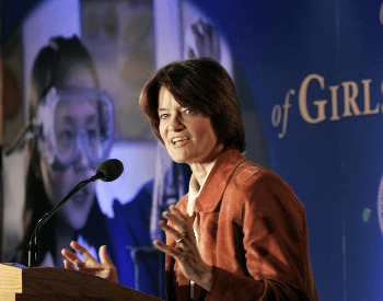 Sally Ride at the 1st National Summit on the Advancement of Girls in Math and Science