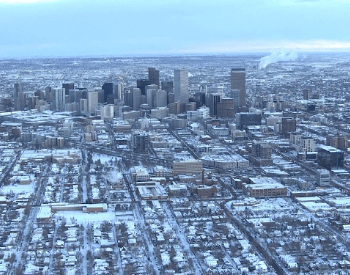 Snow in Denver, Colorado