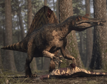 spinosaurus eating its prey