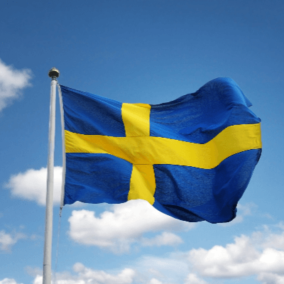 A Picture of the Sweden Flag