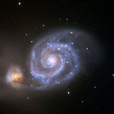 A Picture of the Whirlpool Galaxy