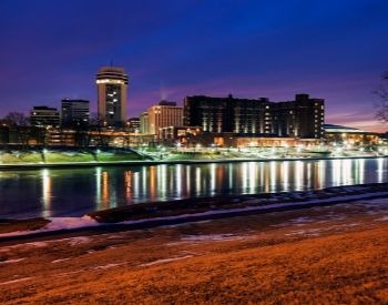 A picture of Wichita, the most populated city in Kansas, USA